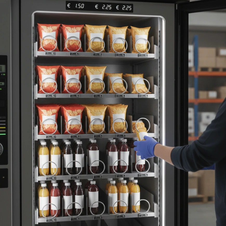 No more stress about running out of products in your empty vending machine—we can restock it with ease.